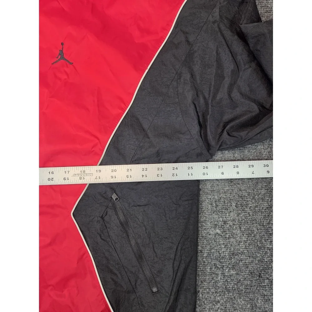NEW Air Jordan Hooded Draft Jacket Mens XL Red Black Nike Jumpman